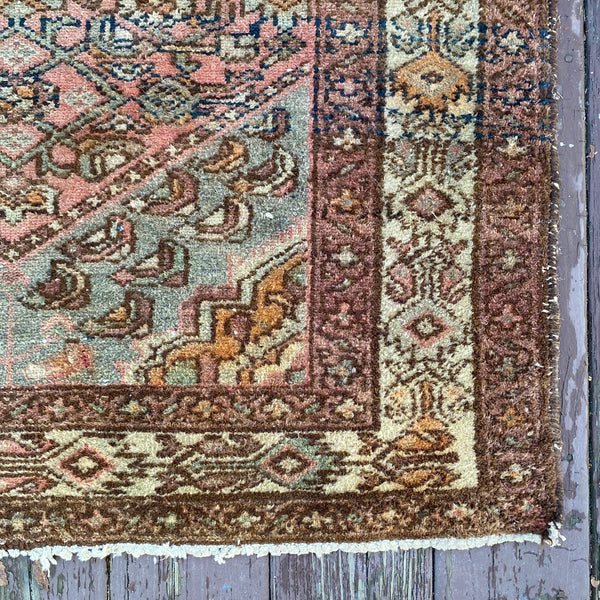 Vintage Rug, 3' 4 x 6' 5 Red