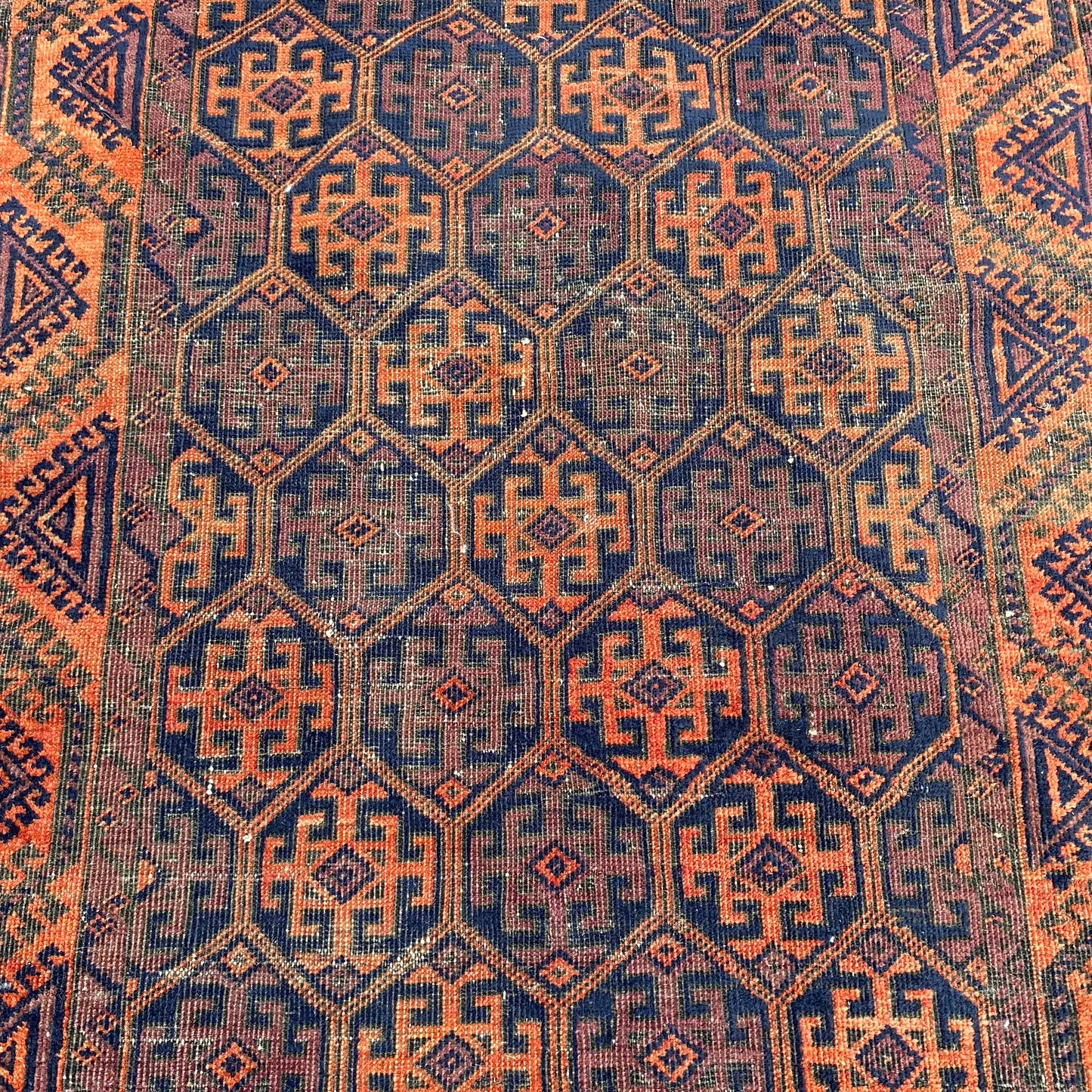 Vintage Rug, 2' 10 x 4' 8 Blue