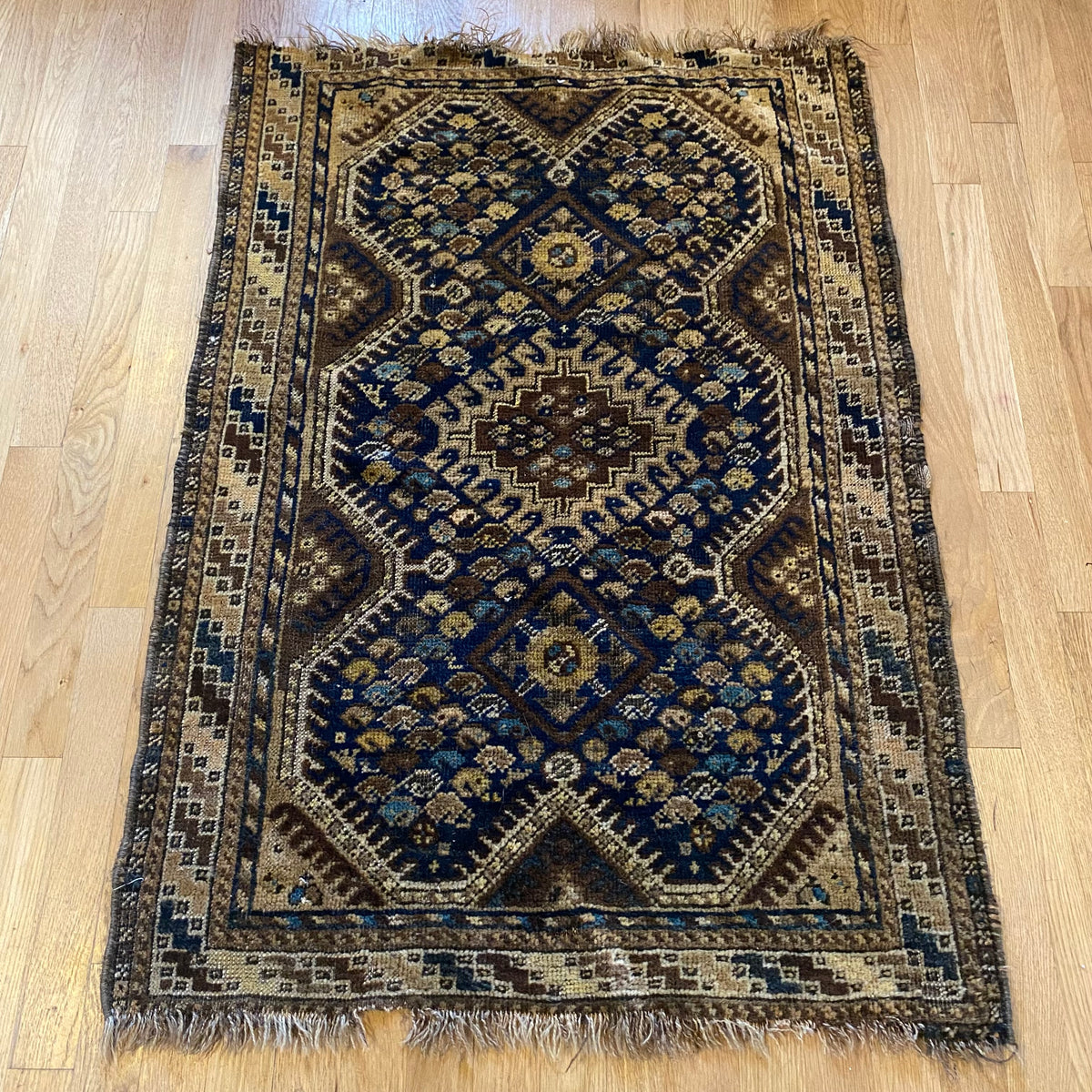 Vintage Rug, 2' 7 x 3' 11 Blue