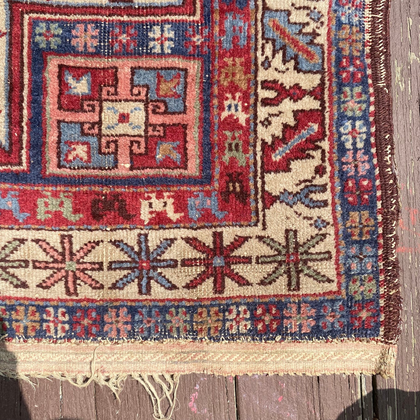 Vintage Rug, 3' 3 x 6' 10 Red