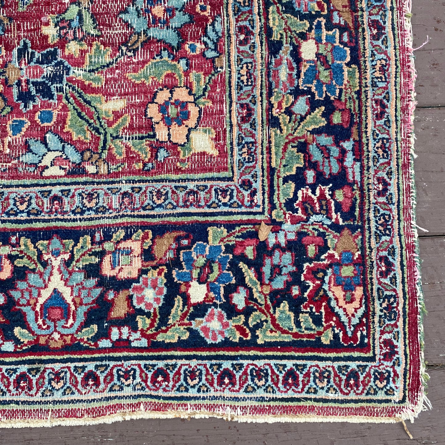 Vintage Rug, 4' 10 x 6' 7 Red Purple