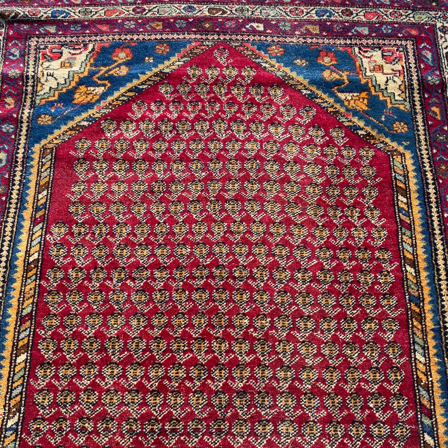 Vintage Rug, 4' 5 x 7' 2 Red