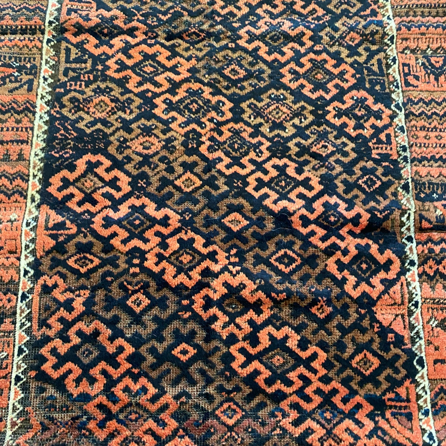 Vintage Rug, 3' 2 x 5' 2 Brown