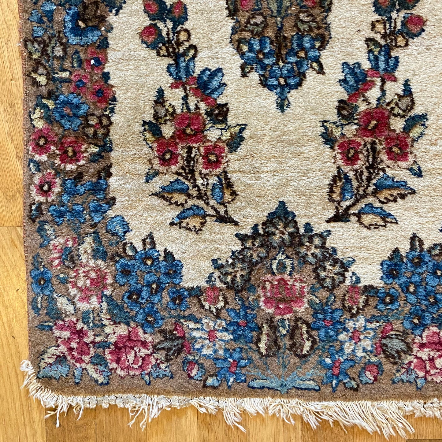 Vintage Rug, 1' 11 x 4' 3 White