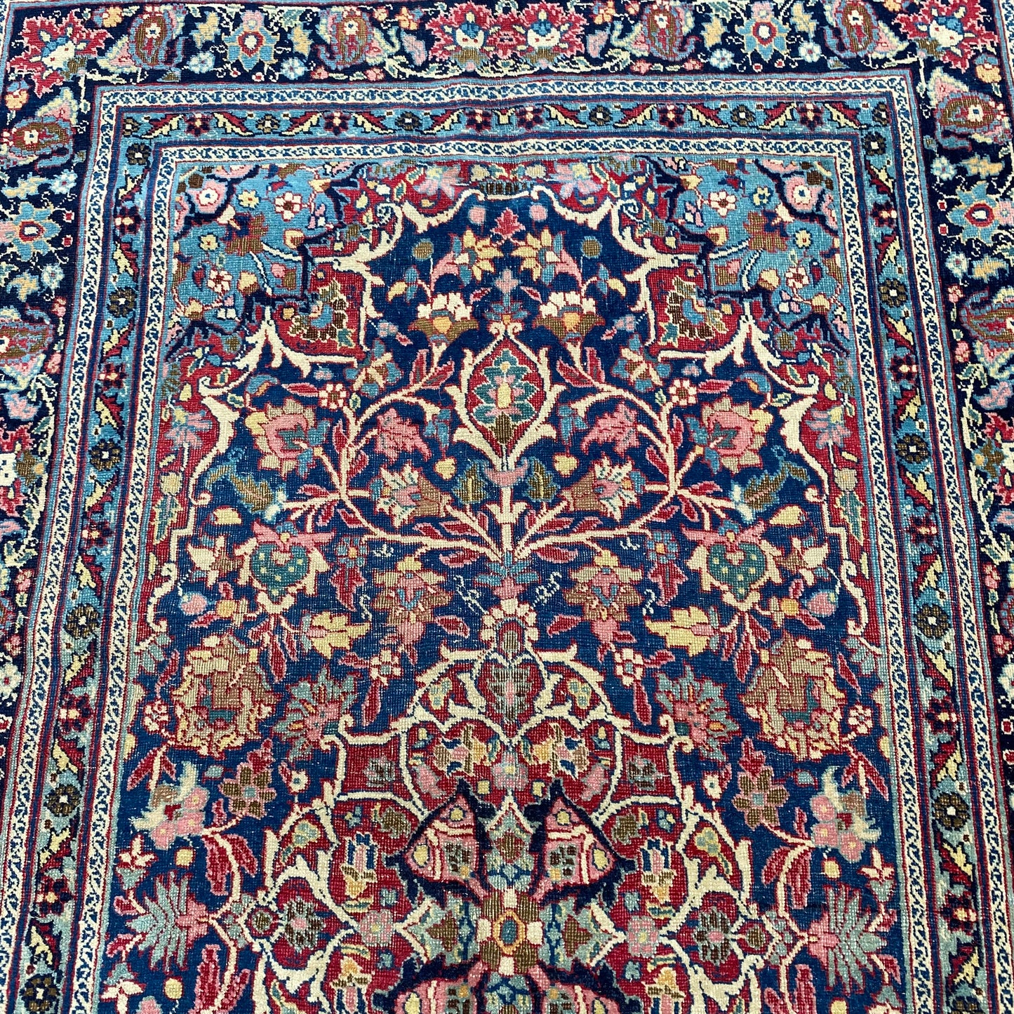 Vintage Rug, 4' 1 x 6' 7 Blue