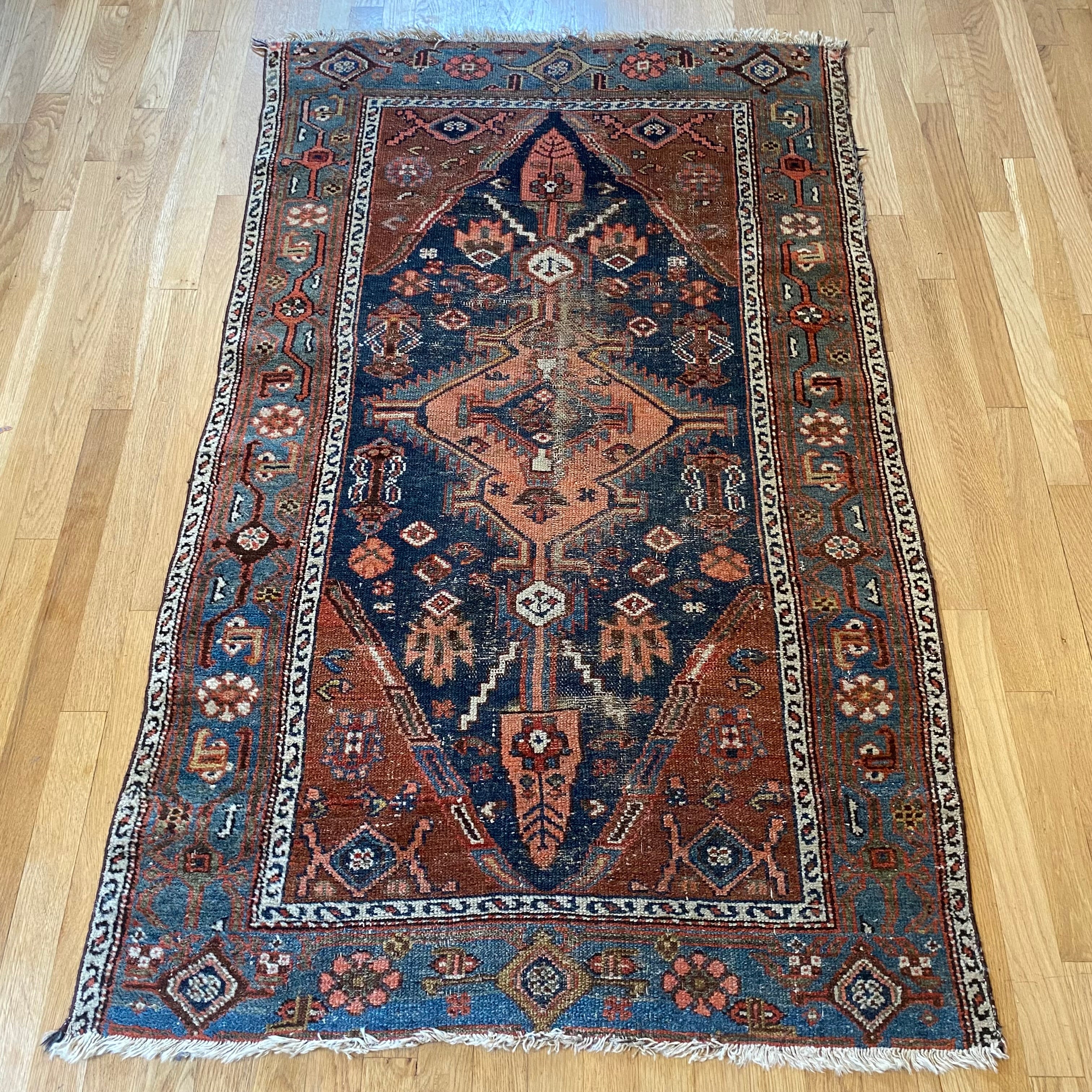 old mountain PERSIAN DESIGNED CARPET 絨毯 Vintage Persian Rugs & Carpets – Jessie's Oriental Rugs