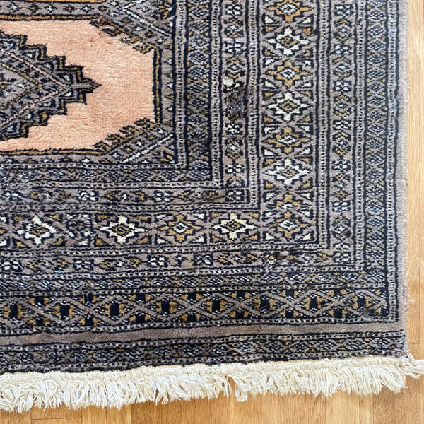 Vintage Rug, 3' 2 x 5' 6 Tan