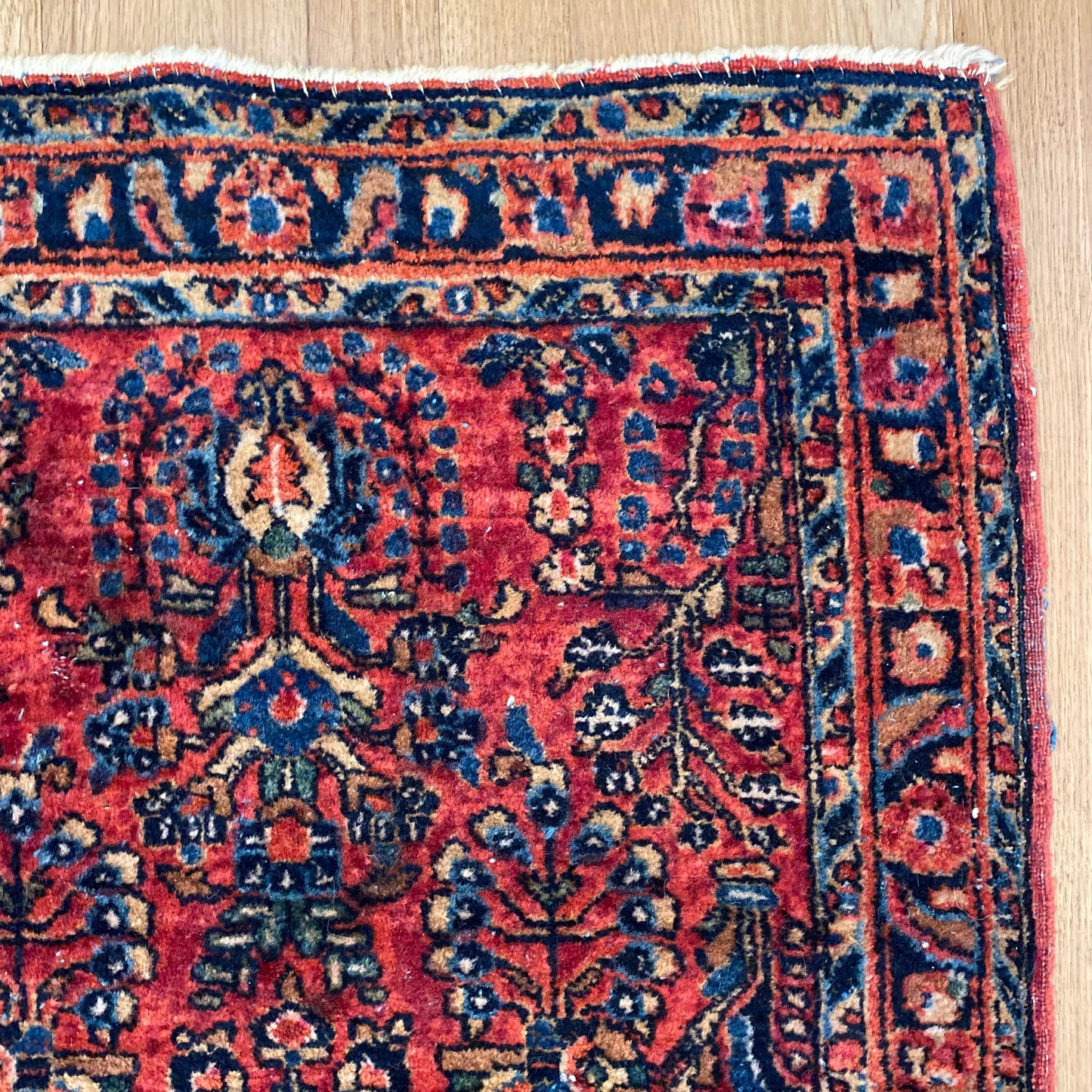 Vintage Rug, 2' 3 x 3' 11 Pink