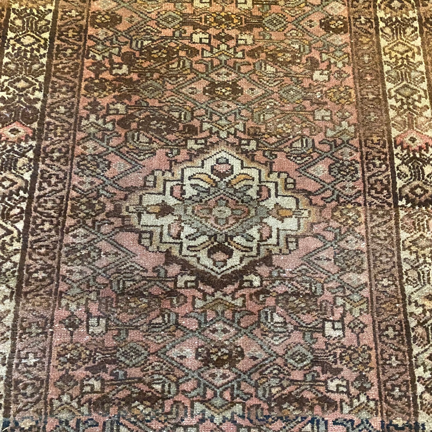 Vintage Rug, 3' 4 x 6' 5 Red