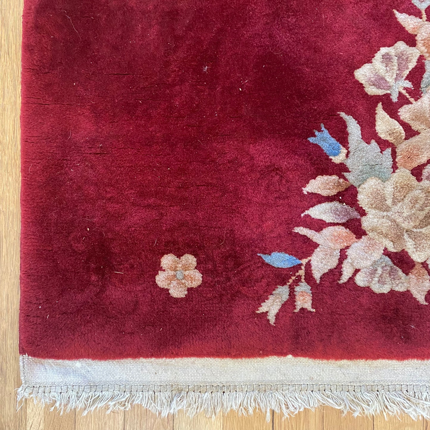 Vintage Rug, 2' x 4' 3 Red Orange