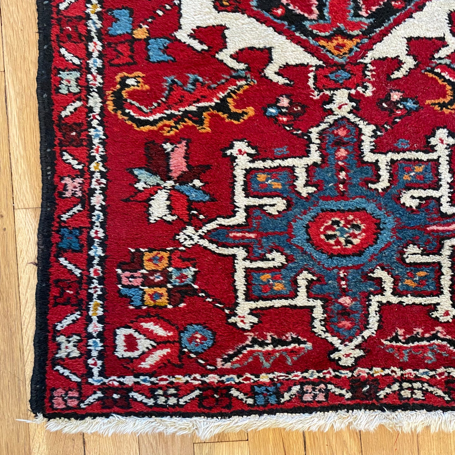 Vintage Rug, 2' 1 x 2' 11 Red
