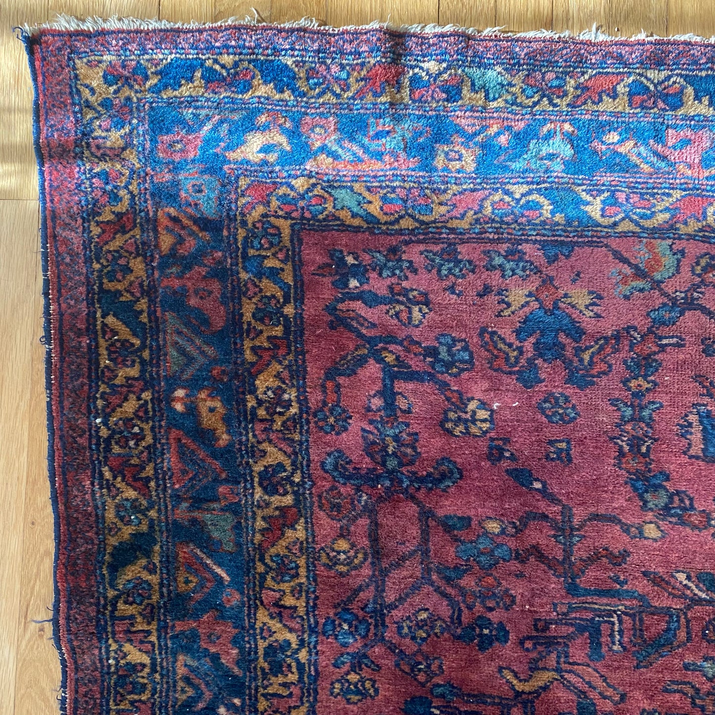 Vintage Rug, 4' 11 x 6' 4 Magenta