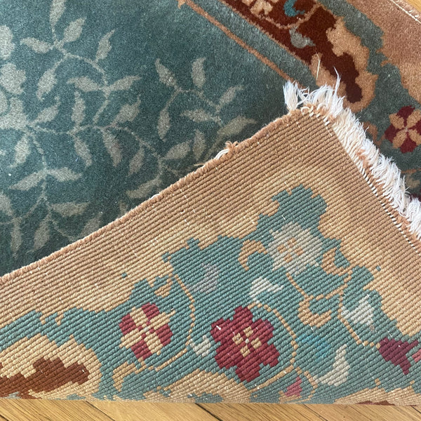 Vintage Rug, 2' x 4' 1 Blue