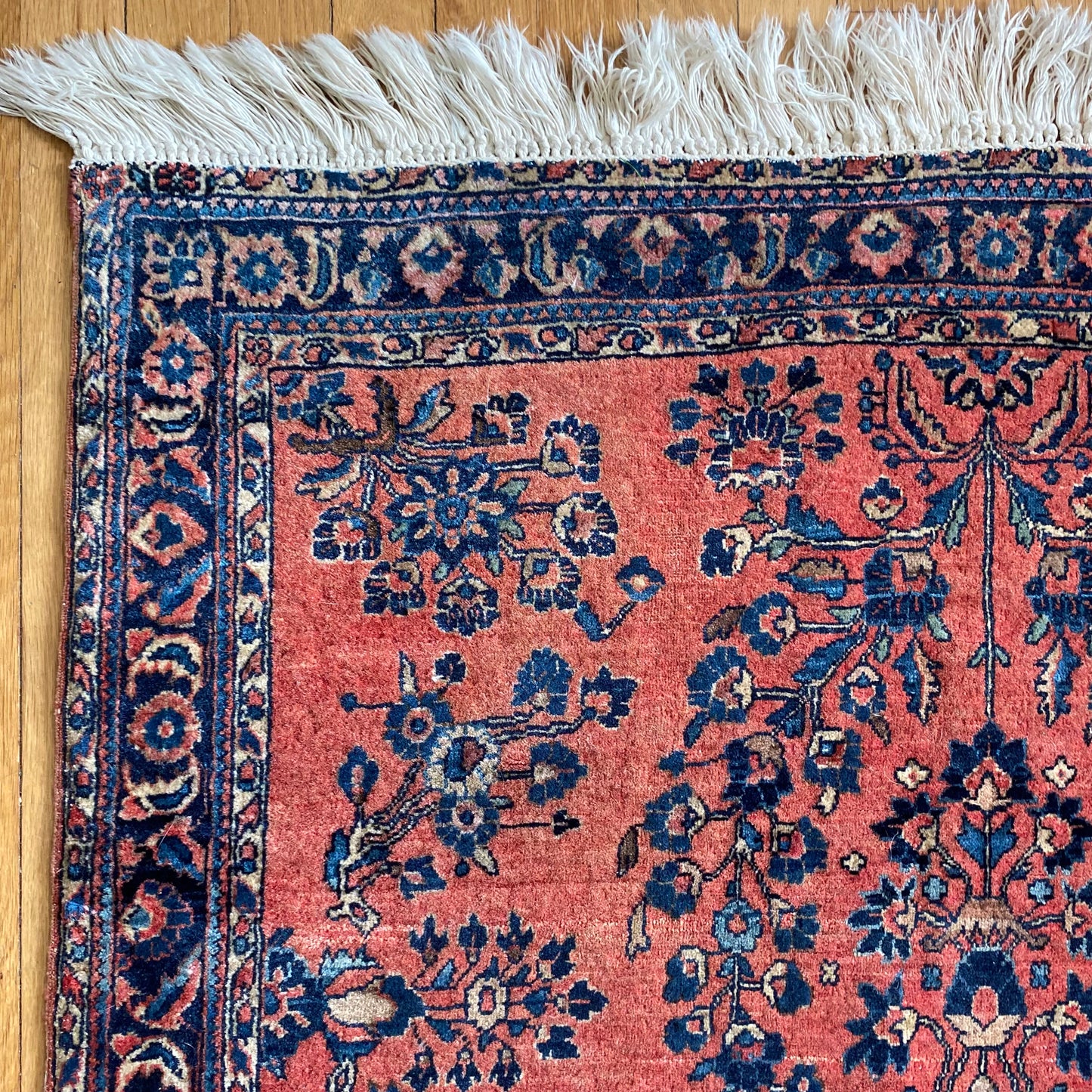 Vintage Rug, 3' 5 x 5' 2 Pink