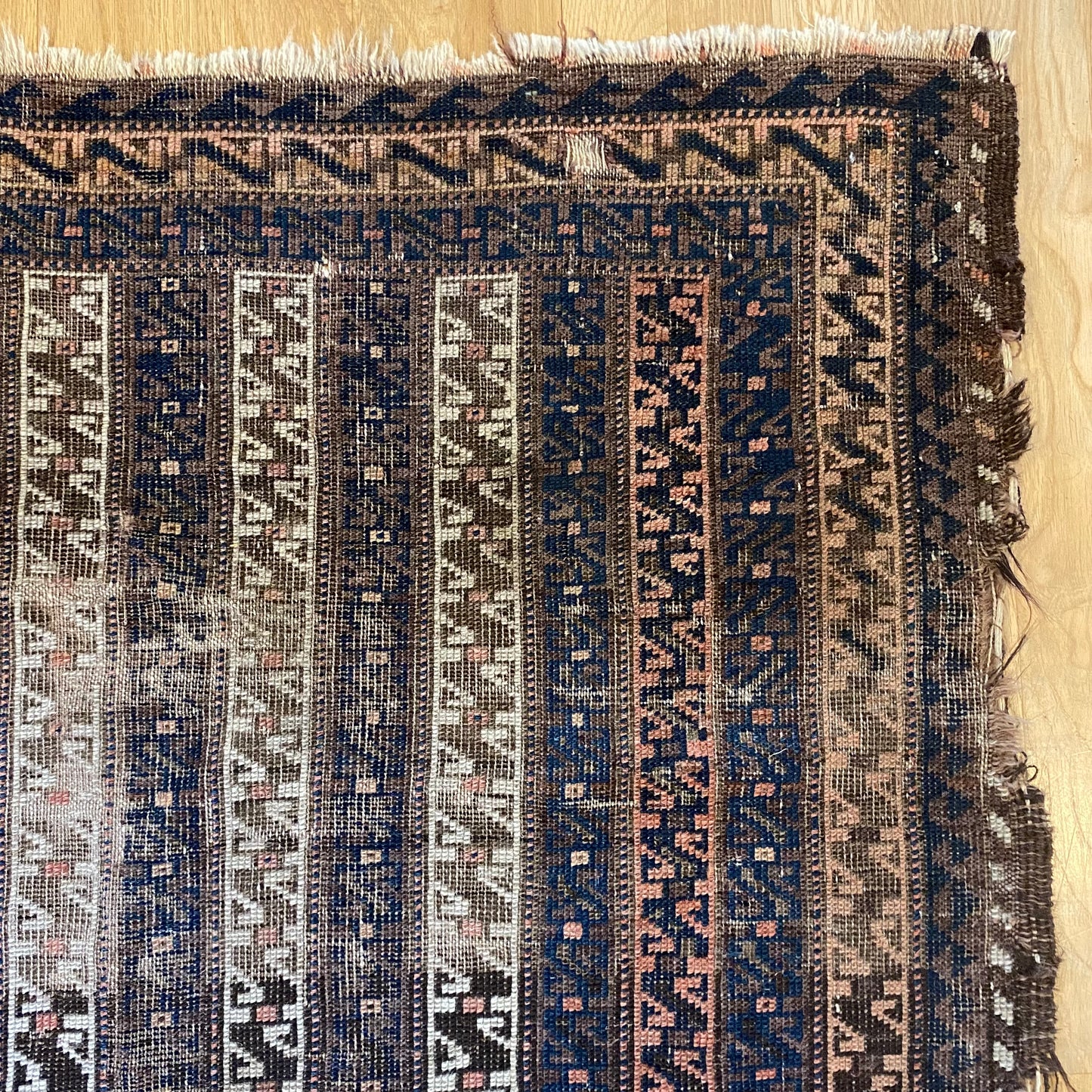 Antique Rug, 3' x 5' 1 Brown