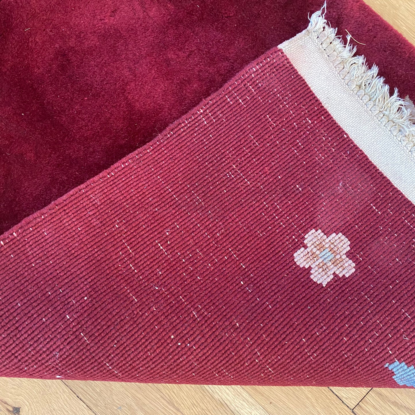 Vintage Rug, 2' x 4' 3 Red Orange