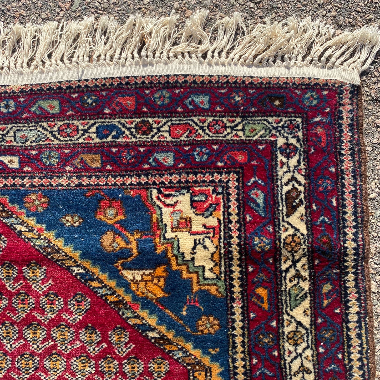 Vintage Rug, 4' 5 x 7' 2 Red