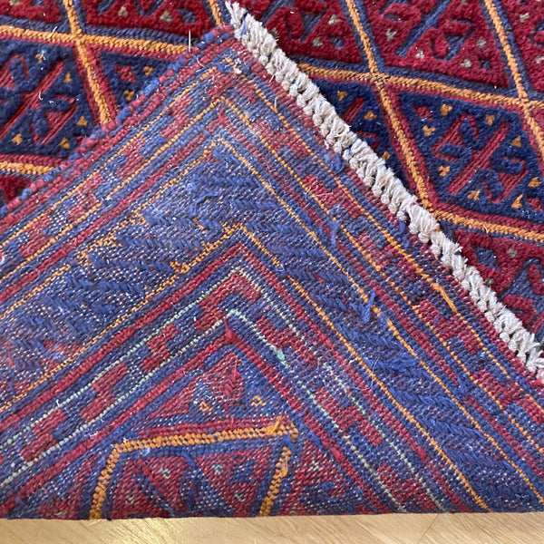 Vintage Rug, 3' 9 x 4' 2 Blue