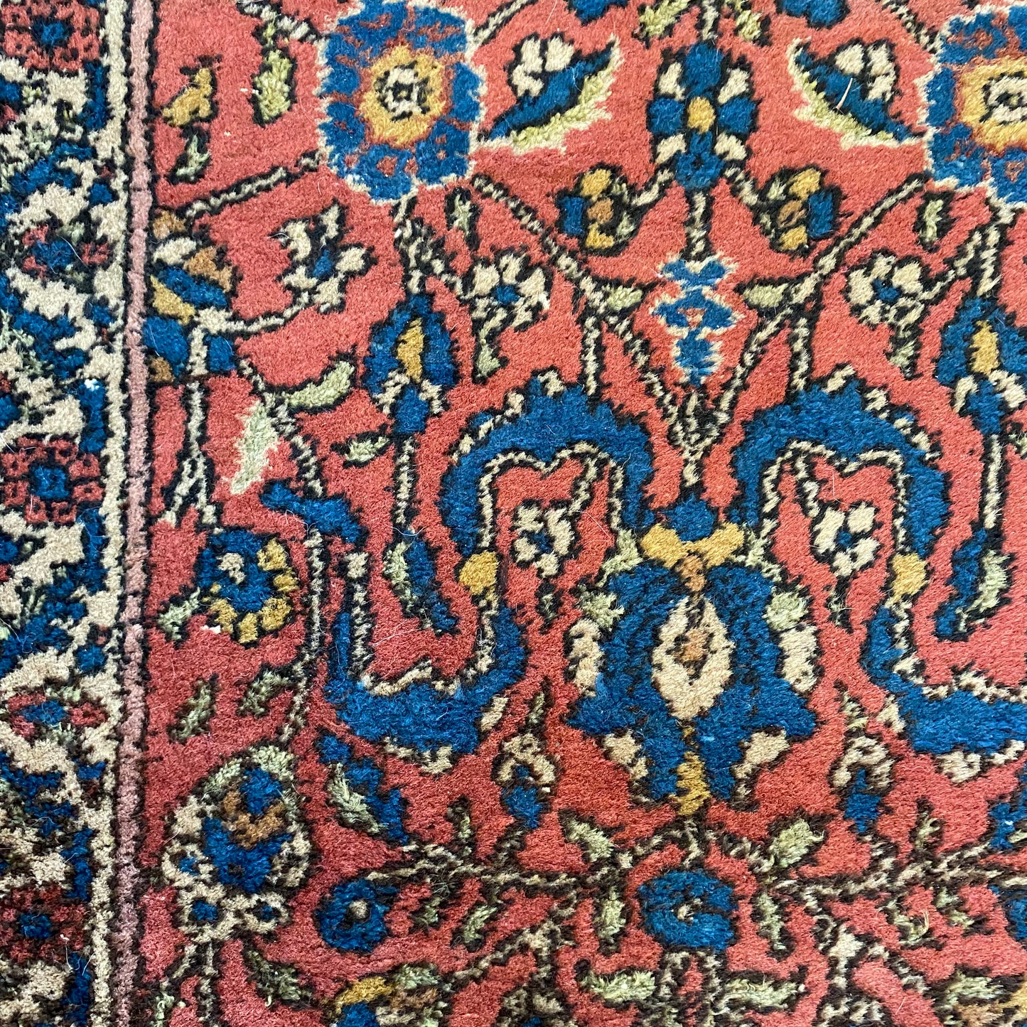 Vintage Rug, 2' 1 x 3' 7 Light Maroon