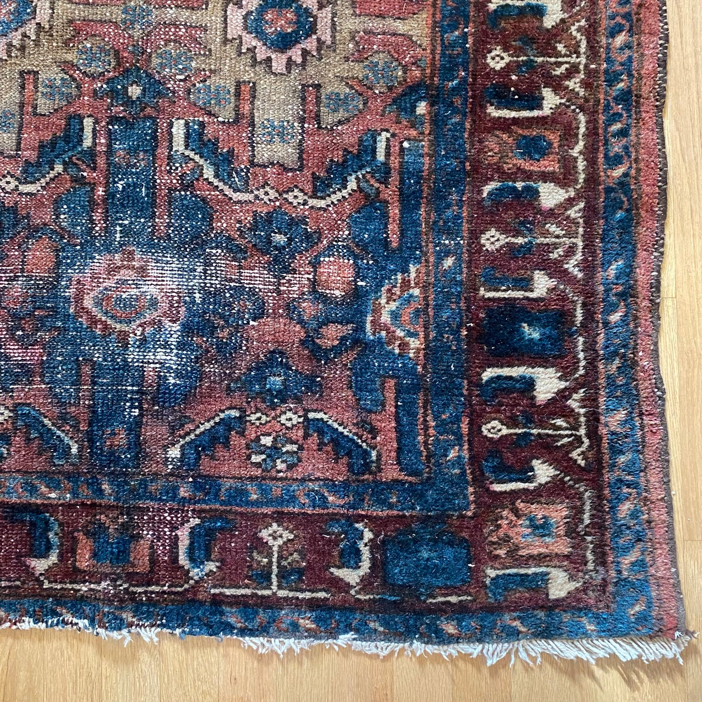 Vintage Rug, 3' 6 x 5' 11 Blue