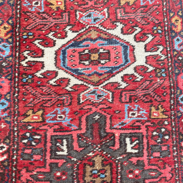 Vintage Rug, 1' 9 x 5' 2 Red