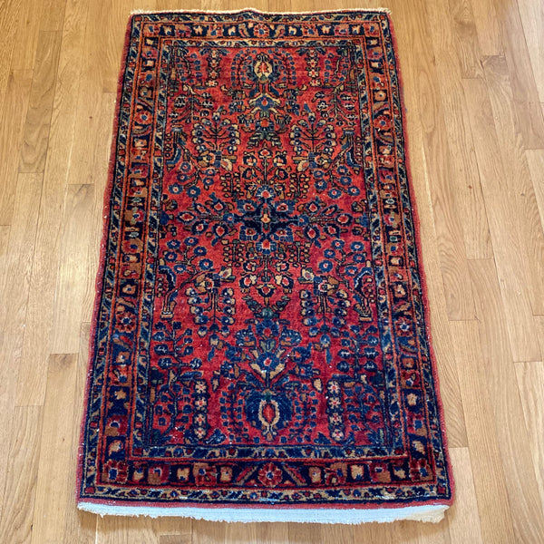 Vintage Rug, 2' 3 x 3' 11 Pink