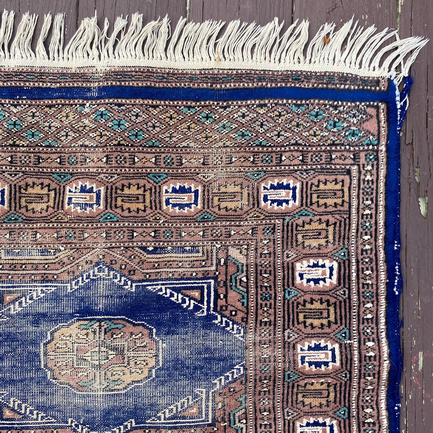 Vintage Rug, 2' 7 x 9' 11 Blue