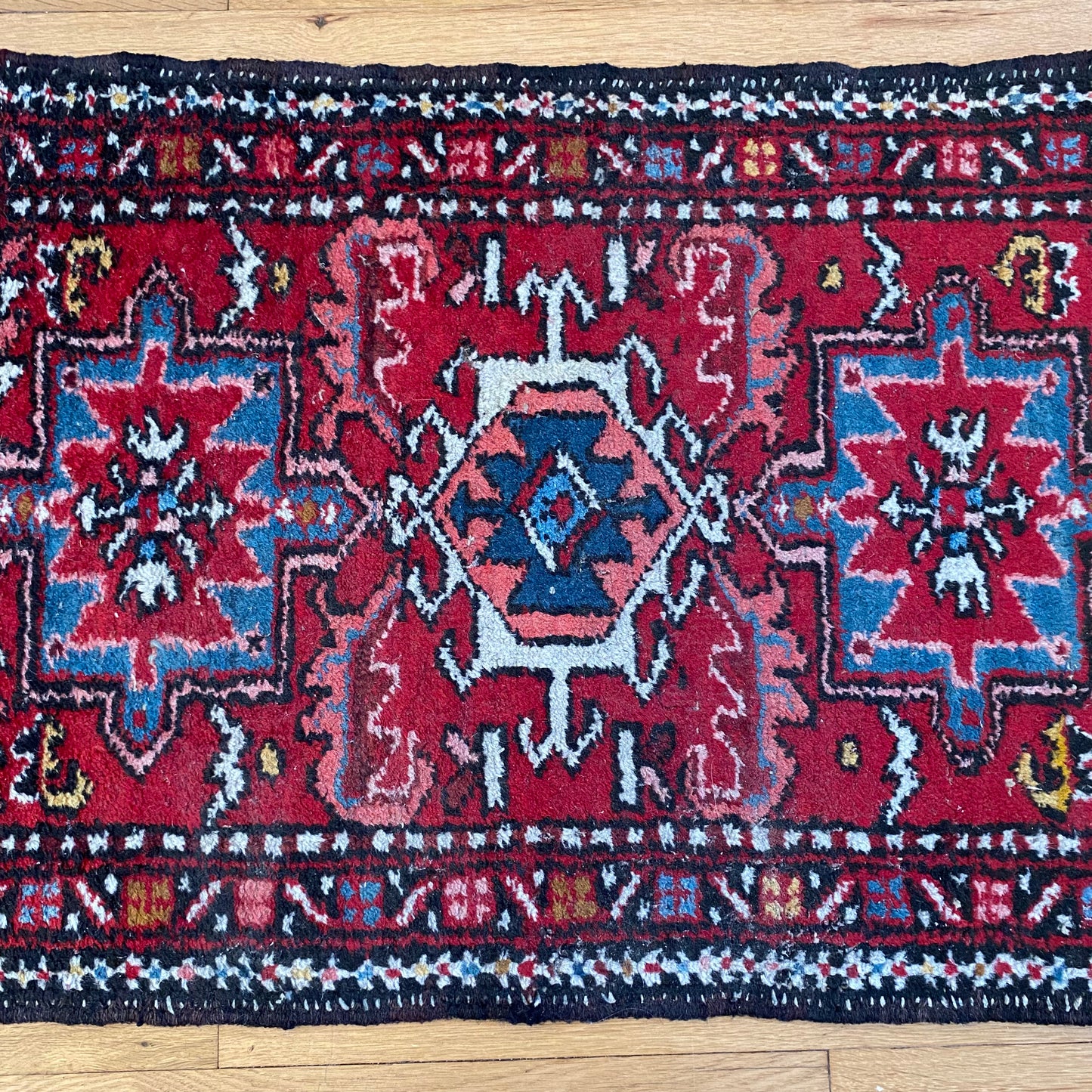 Vintage Rug, 1' 11 x 2' 11 Red