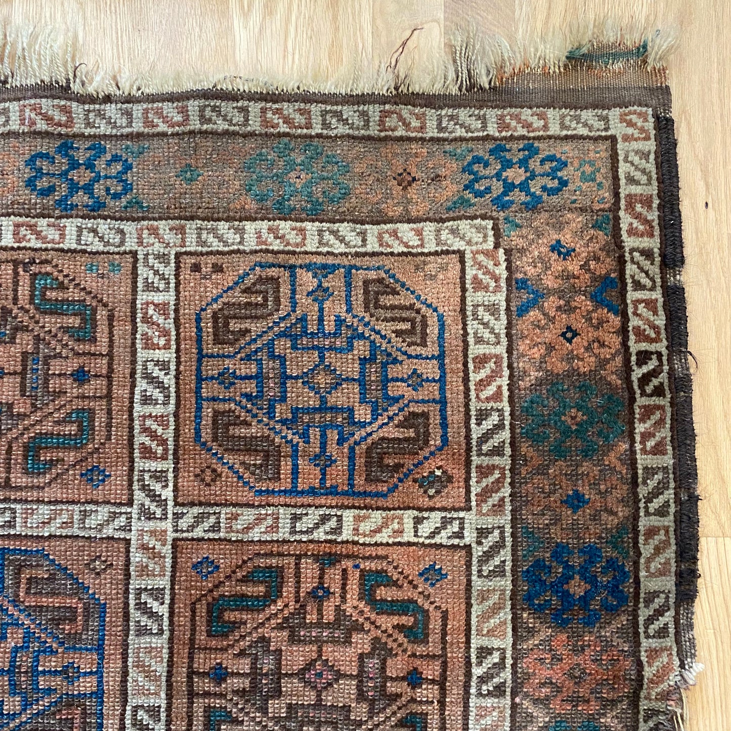 Antique Rug, 2' 9 x 4' 7 Brown