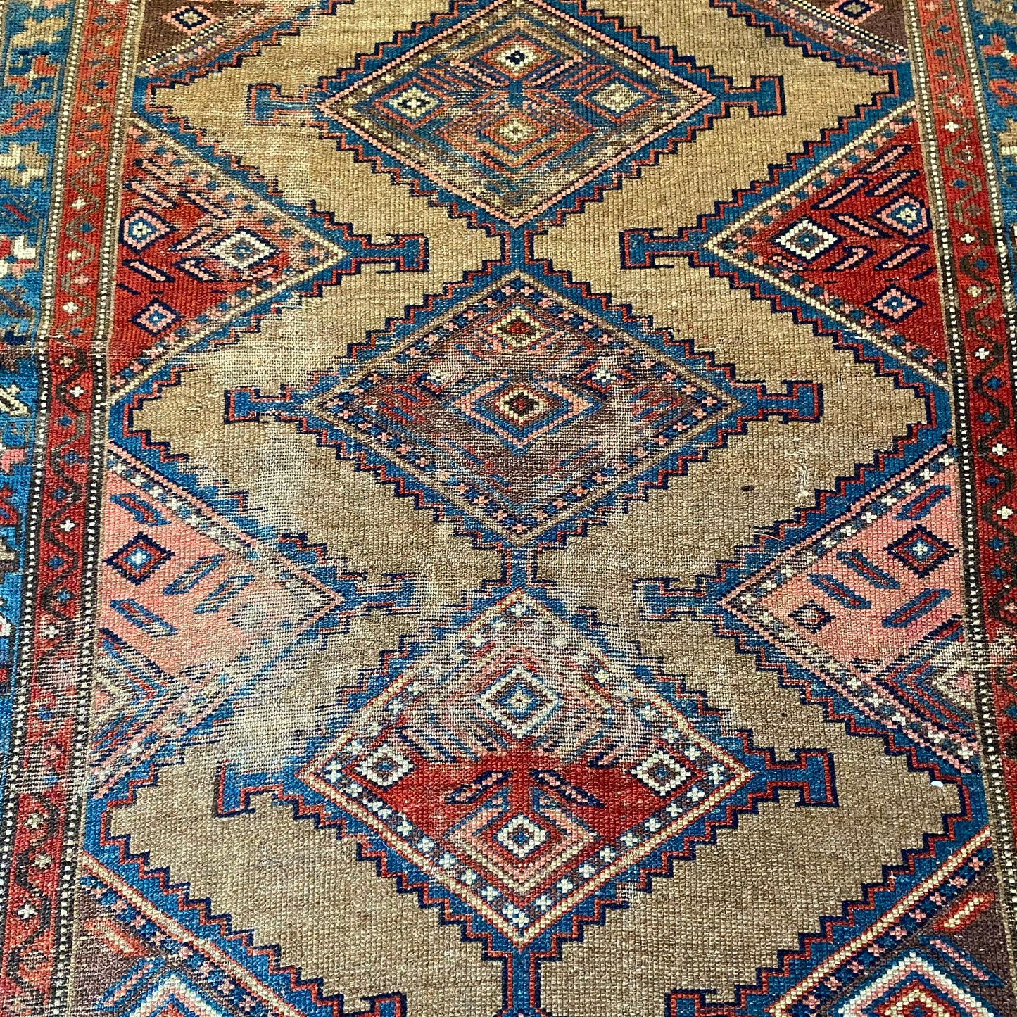 Vintage Rug, 3' 8 x 6' 1 Blue