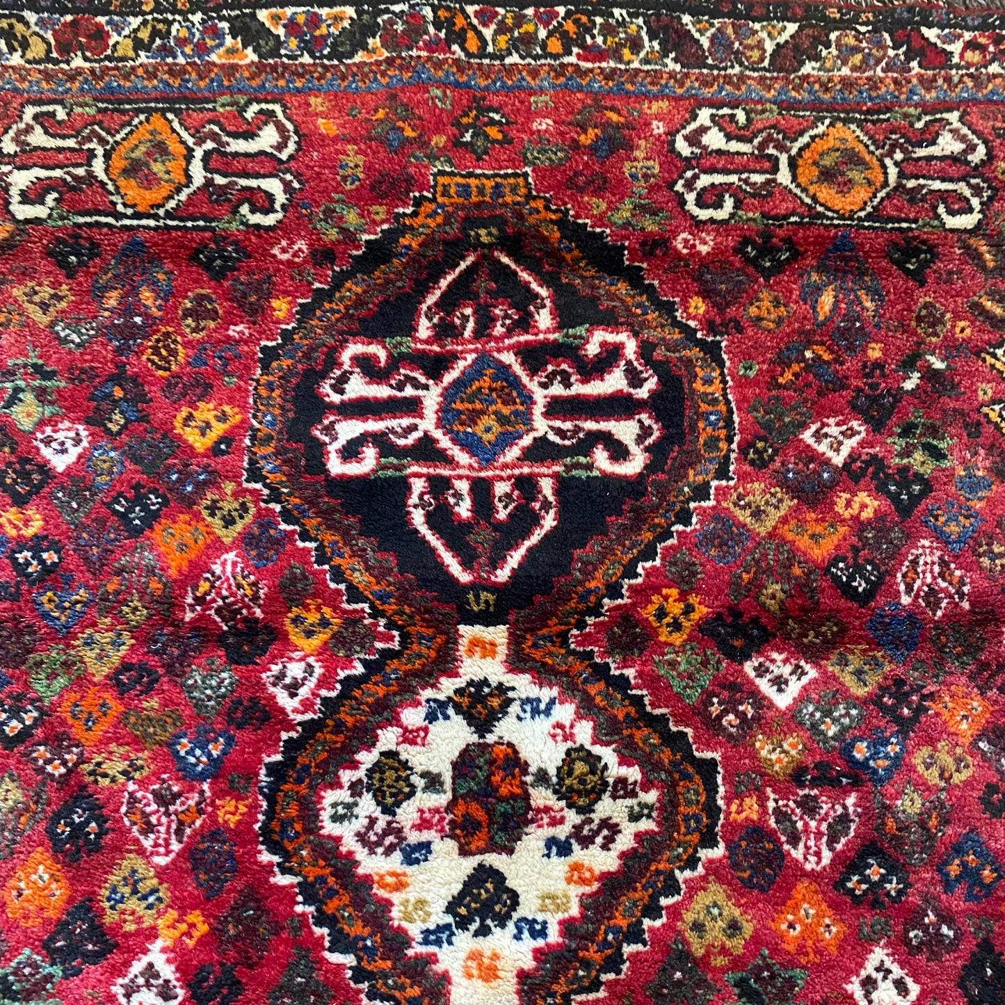 Vintage Rug, 3' 11 x 5' Red