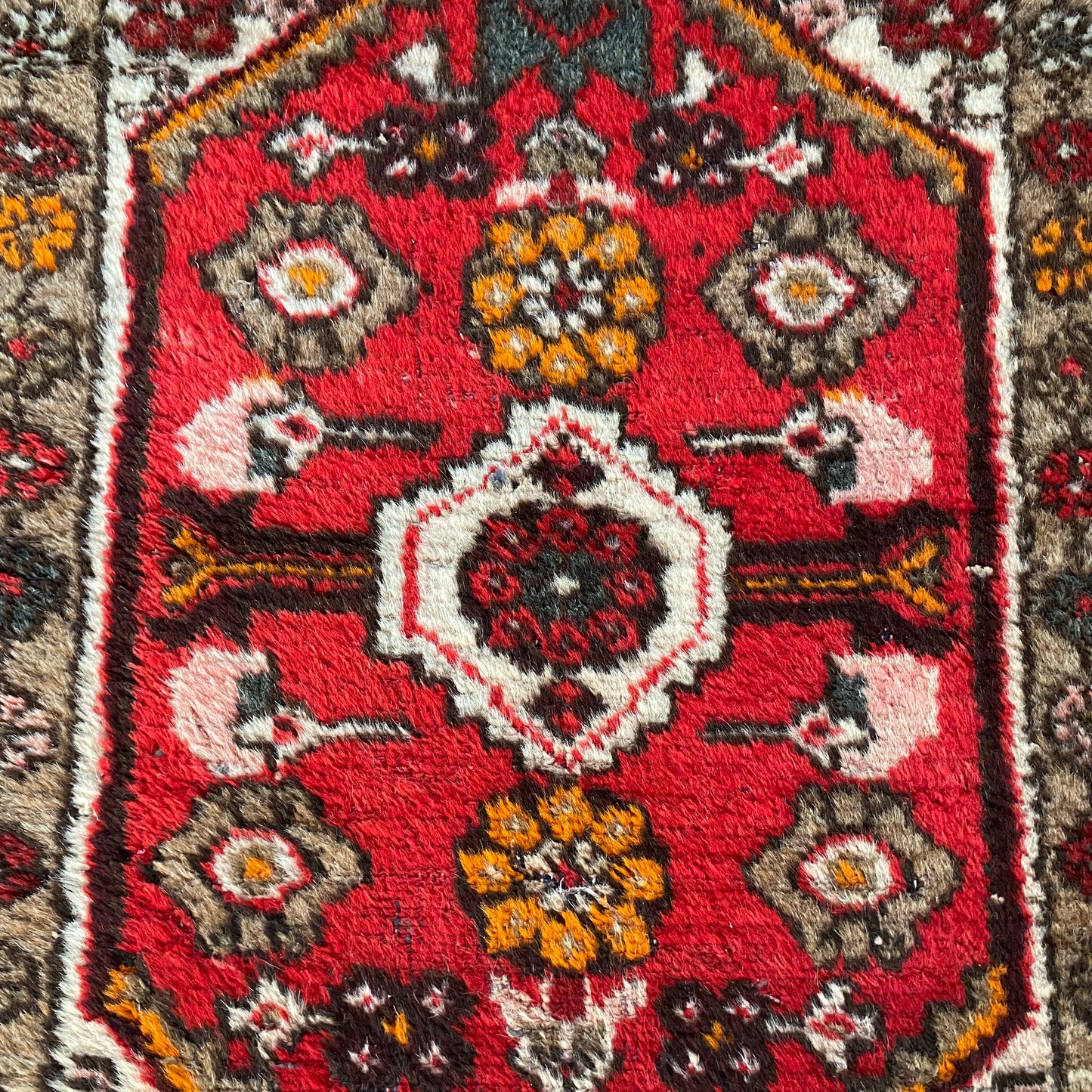 Vintage Rug, 1' 11 x 2' 10 Red