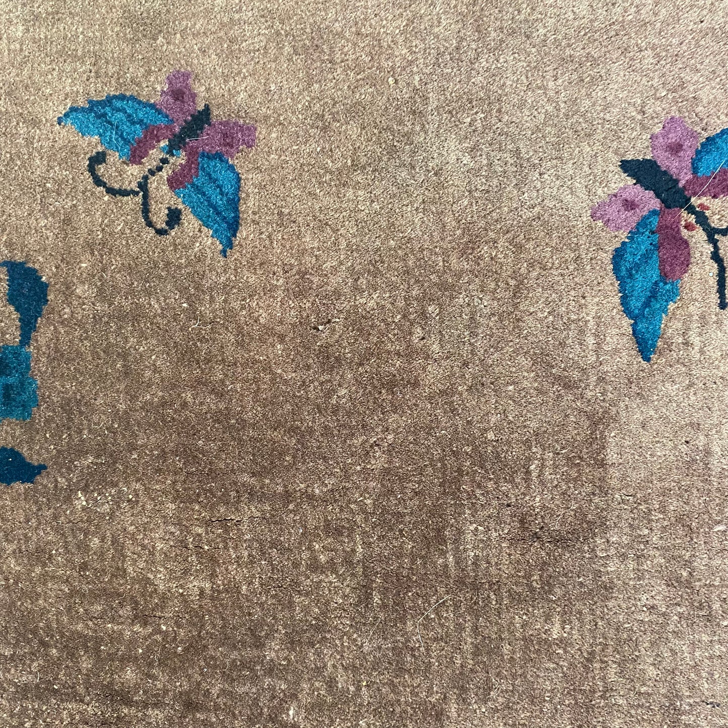 Vintage Rug, 3' 11 x 6' 9 Purple Brown