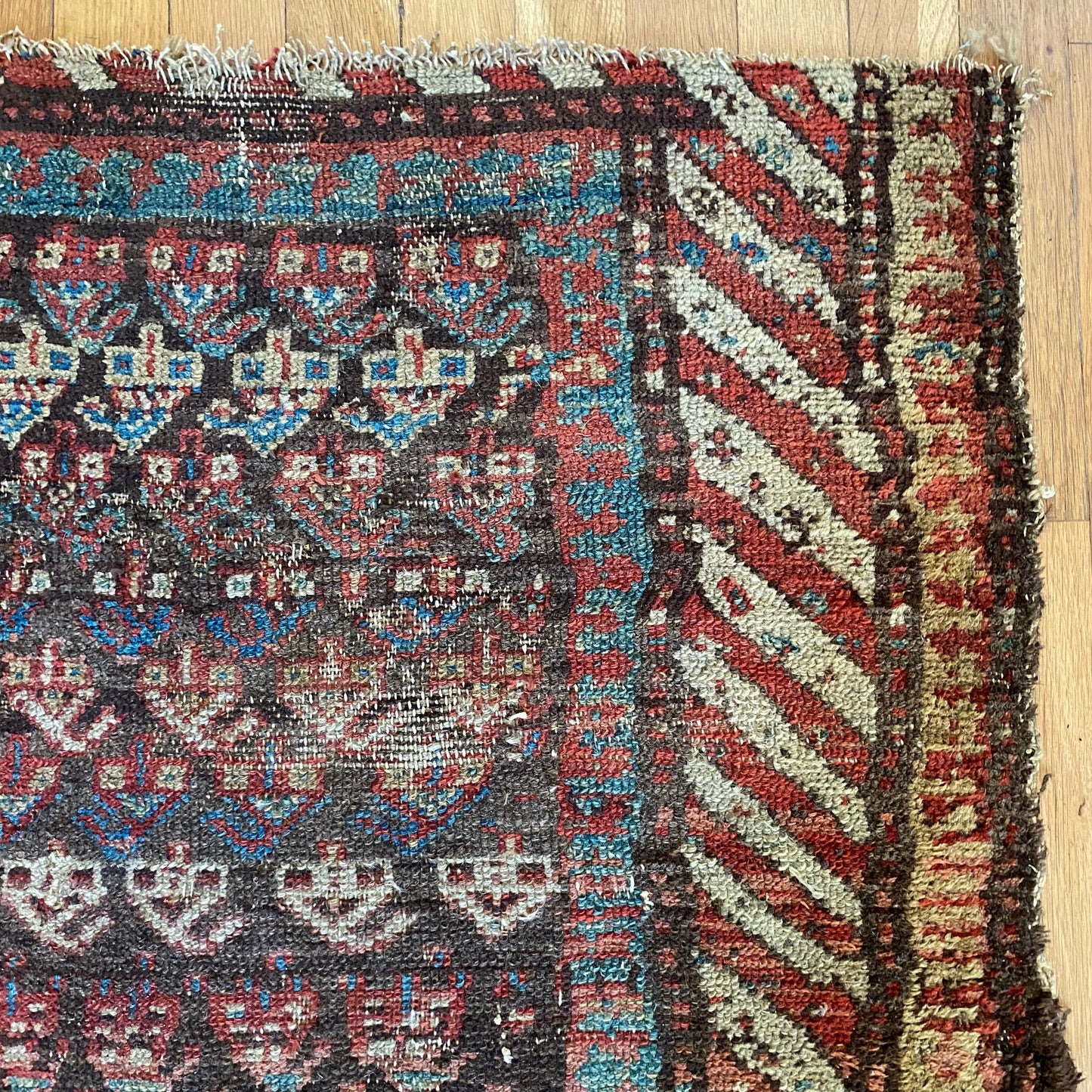 Vintage Rug, 3’ 2 X 6’ 11 Brown