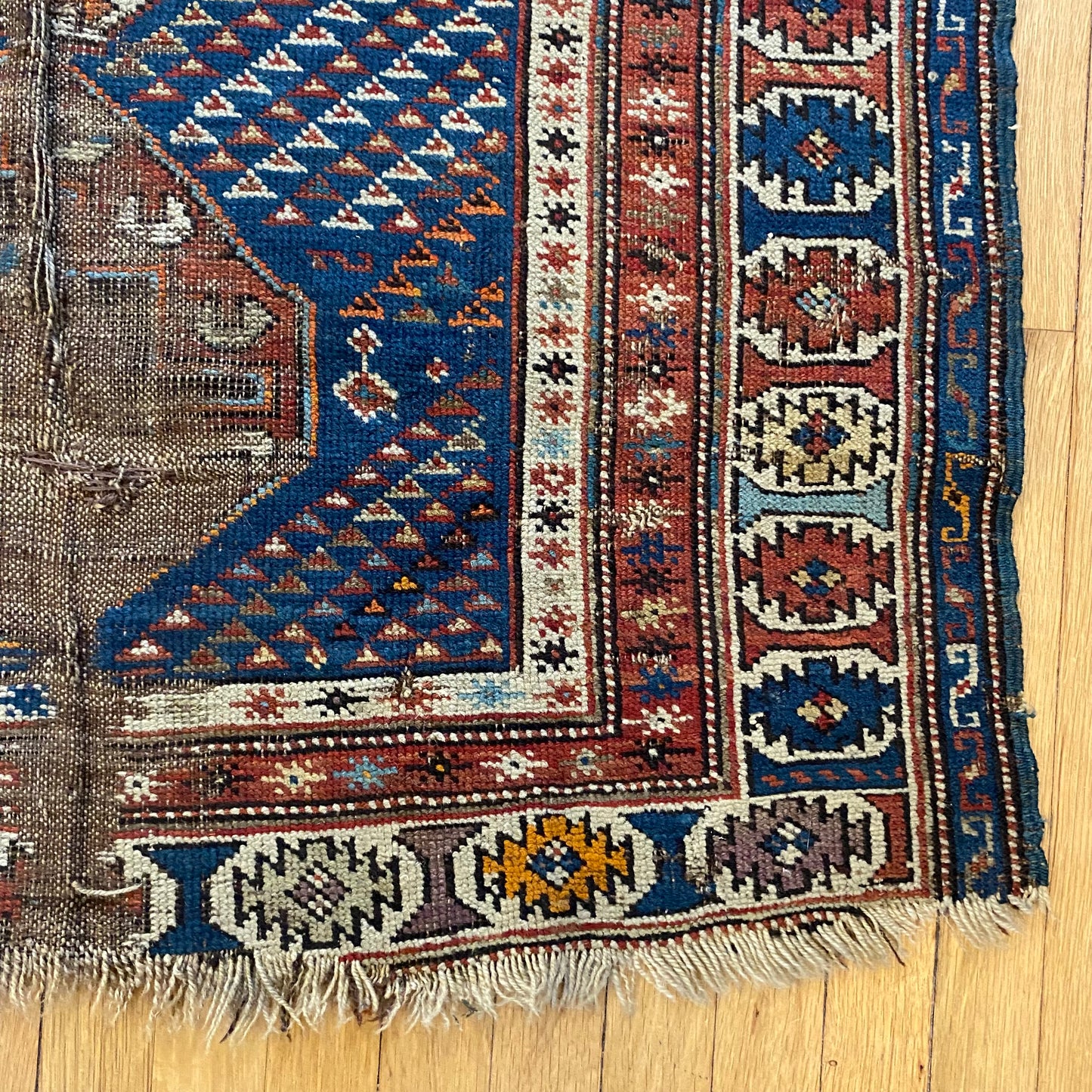 Vintage Rug, 3' 8 x 4' 9 Blue