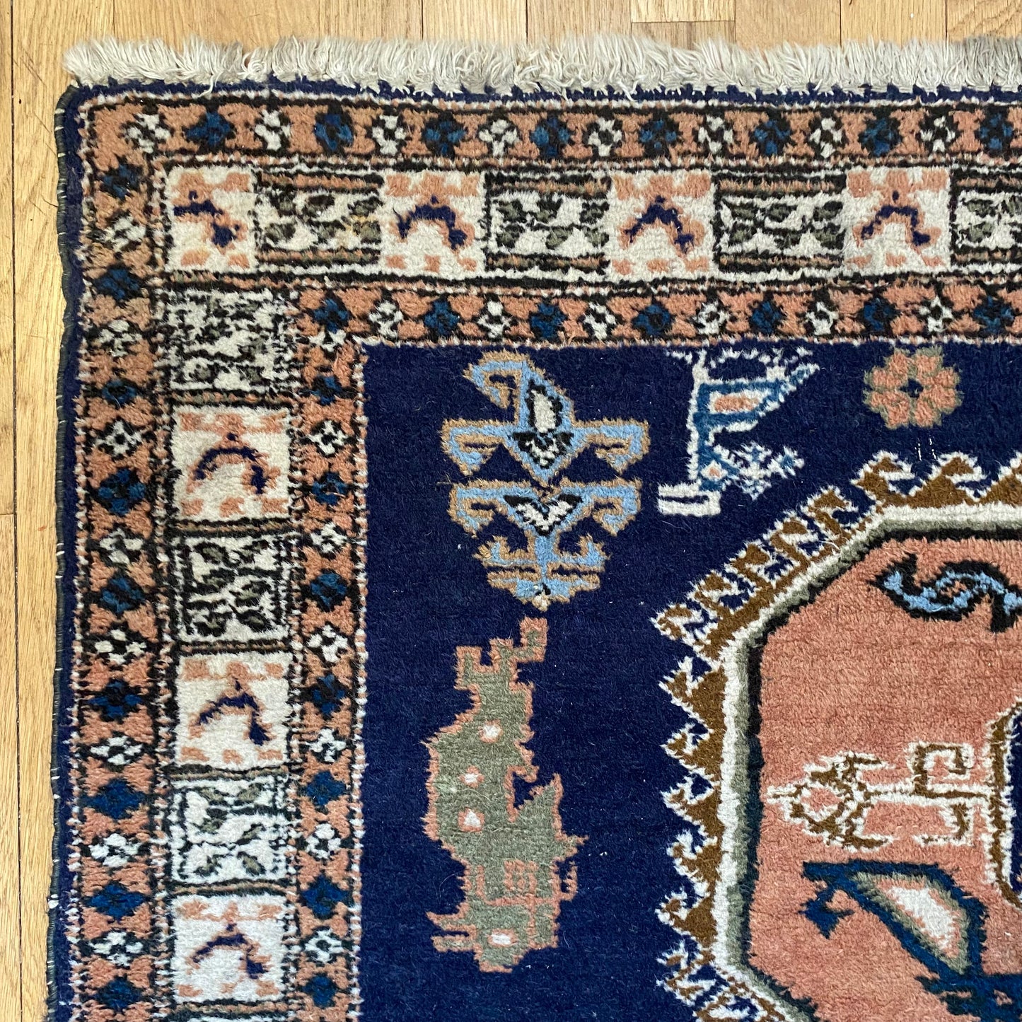Persian Meshkin, 3' 9 x 5' 4 Blue