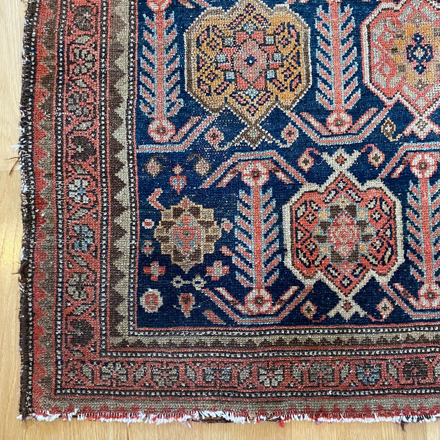 Vintage Rug, 3' 8 x 6' 7 Blue
