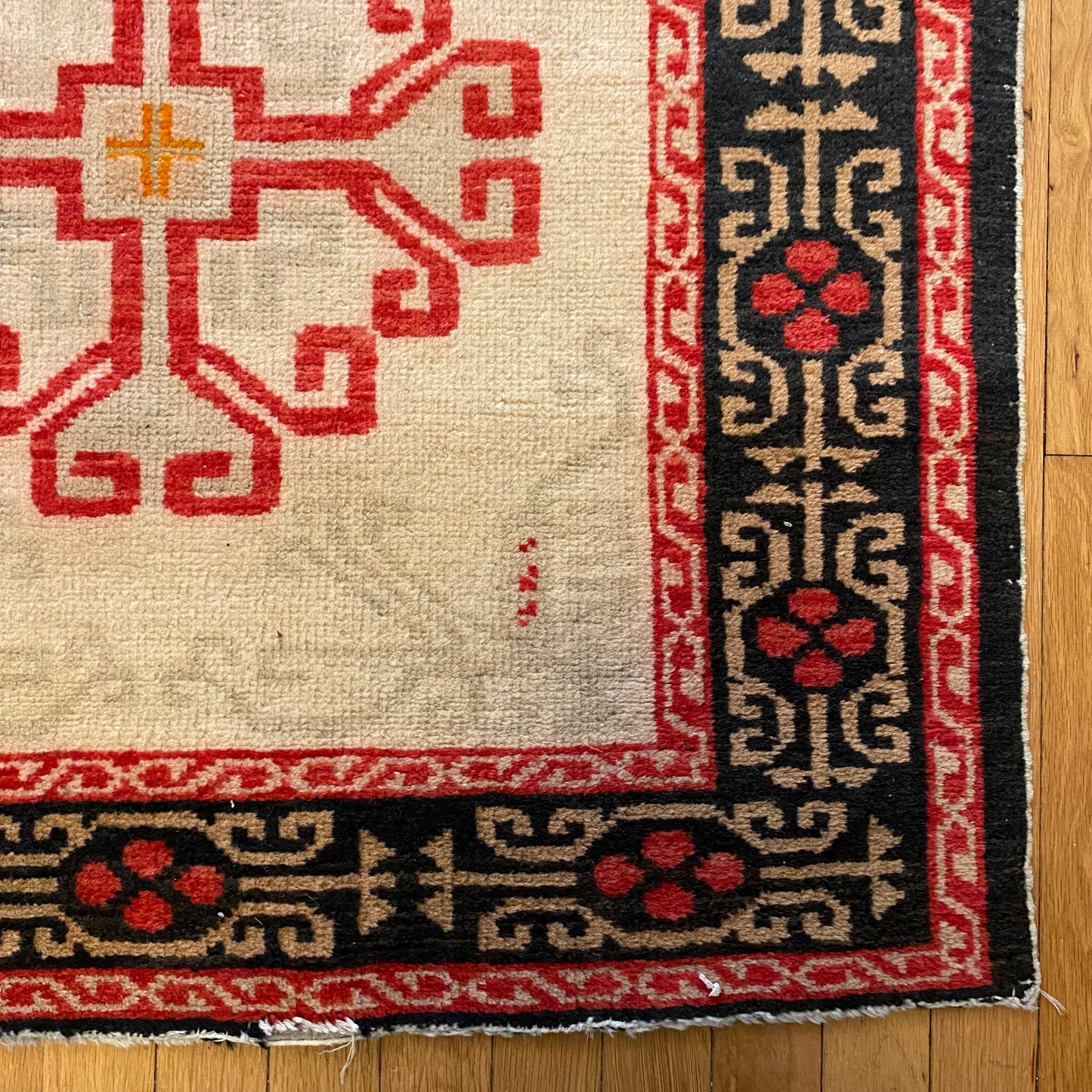 Vintage Tibet Rug, 3' 1 x 5' 9 Cream