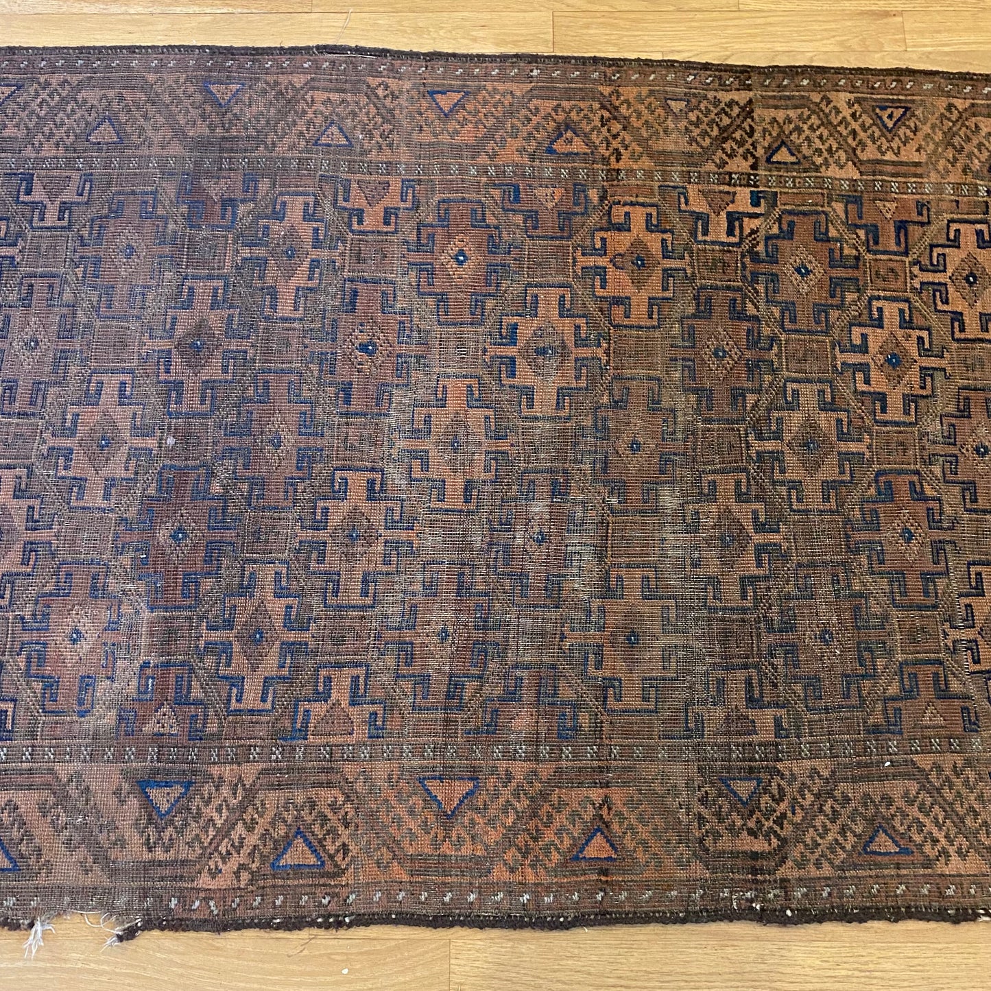 Vintage Rug, 3' 3 x 5' Brown