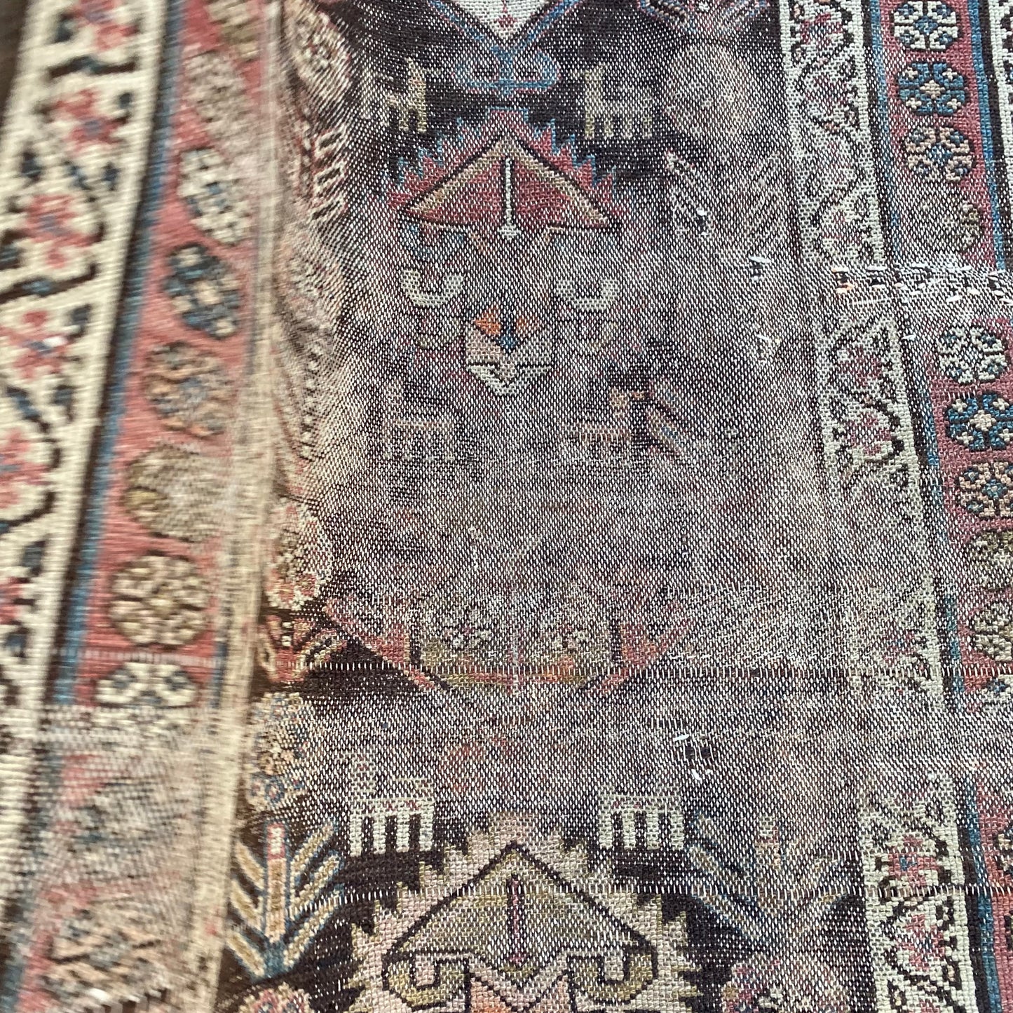 Antique Rug, 2' 10 x 6' 7 Brown
