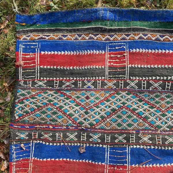 Vintage Rug, 5' 10 x 13' 3 Blue