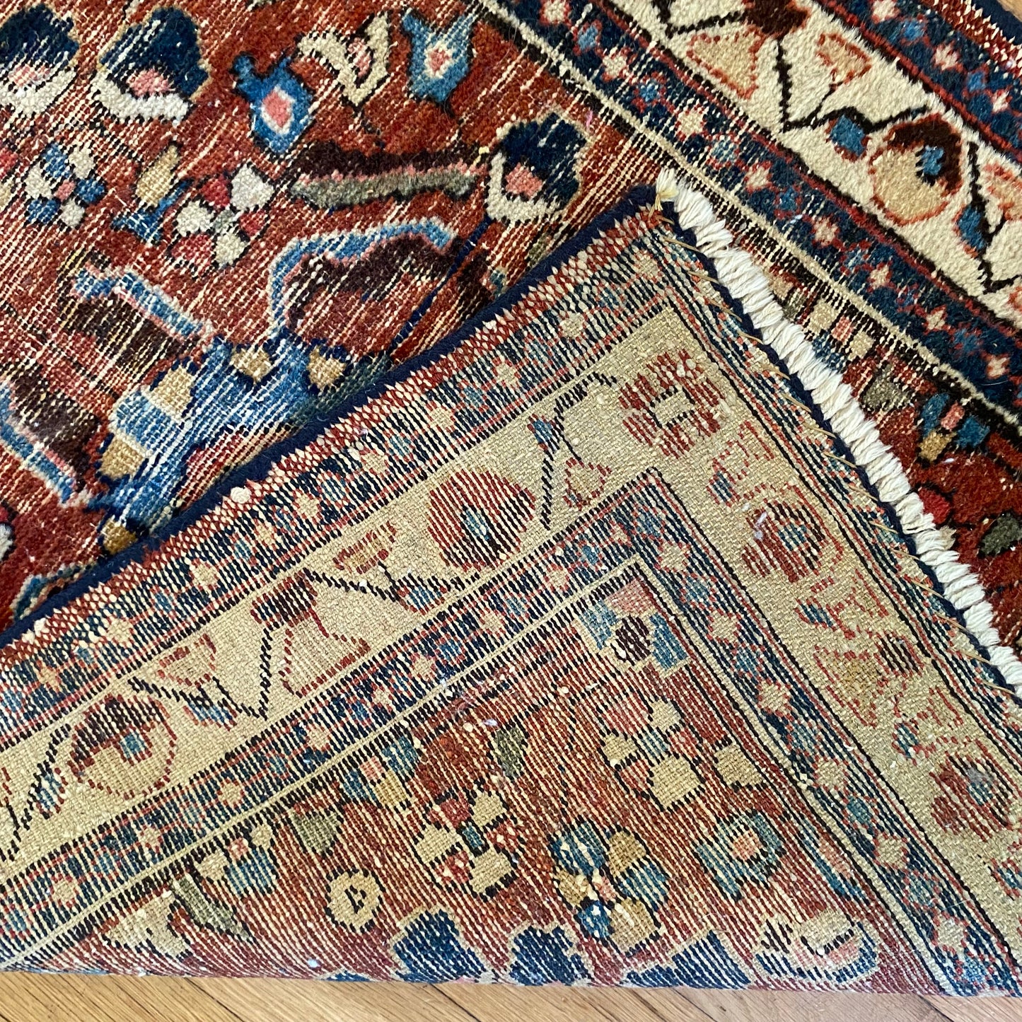 Vintage Rug, 2' 3 x 2' 10 Red-Brown