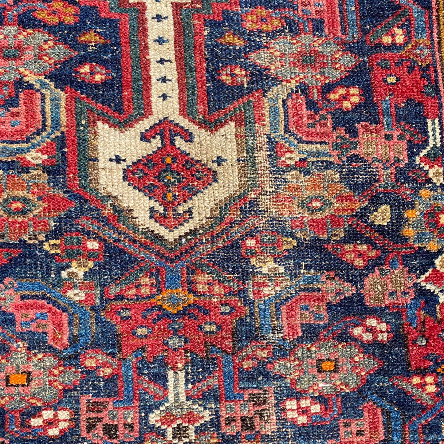 Vintage Rug, 3' 5 x 6' 11 Blue