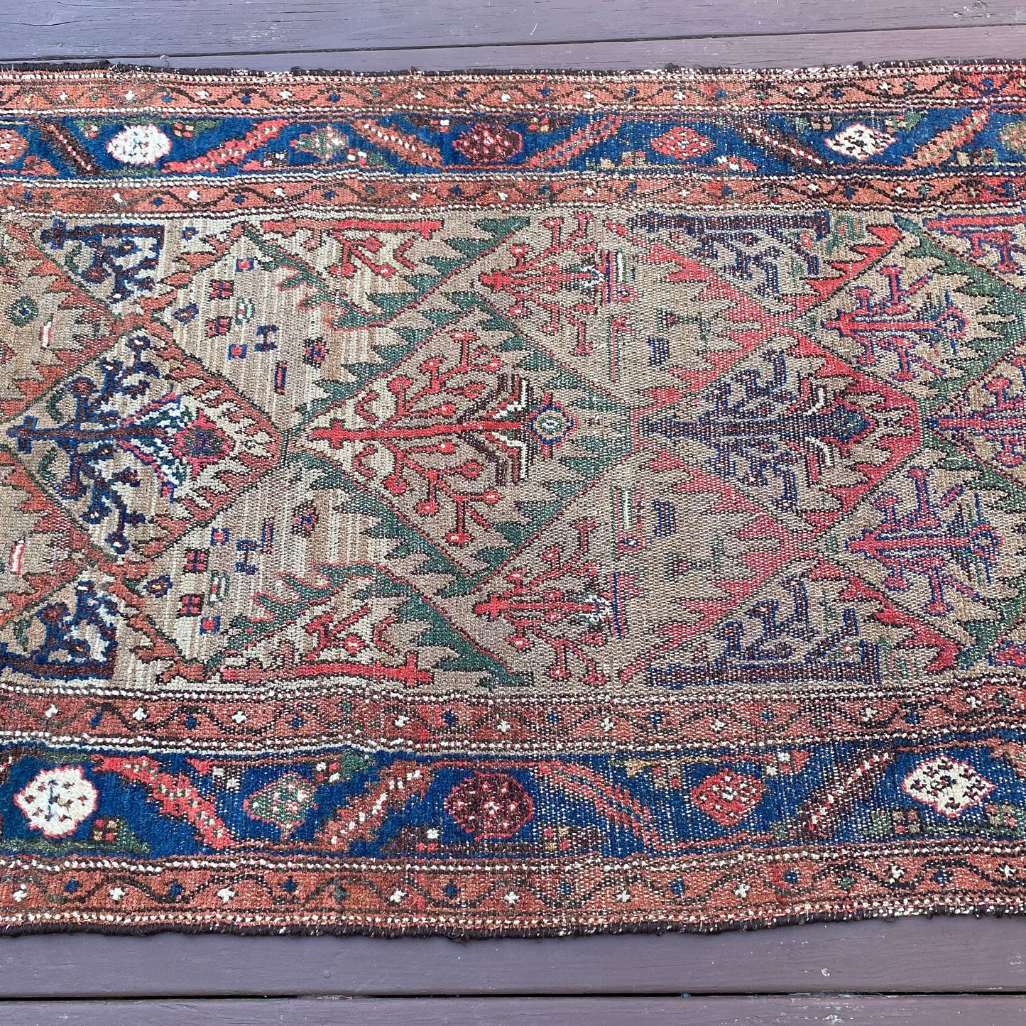 Vintage Rug, 3' 6 x 5' 8 Brown