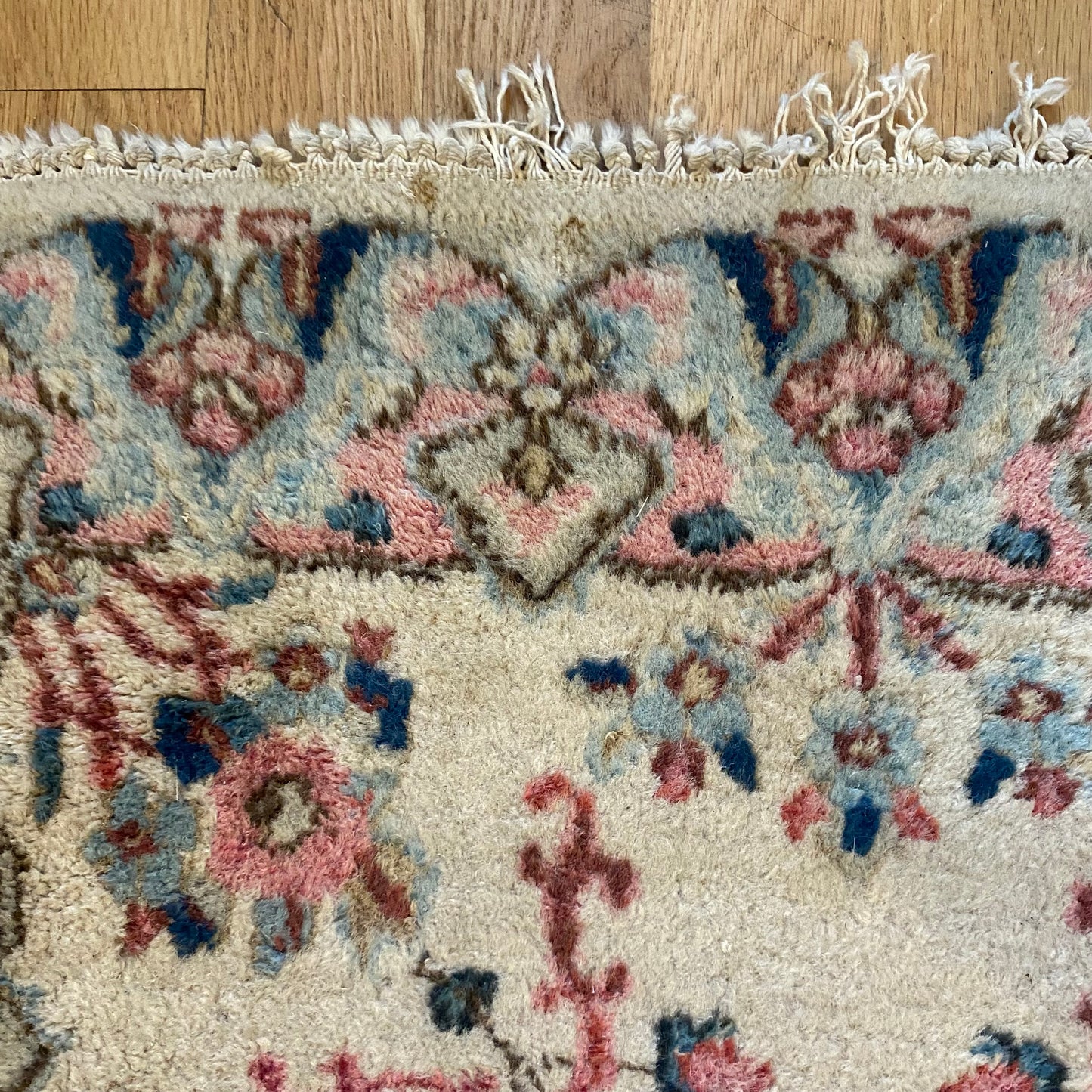 Vintage Rug, 1' 11 x 3' Cream
