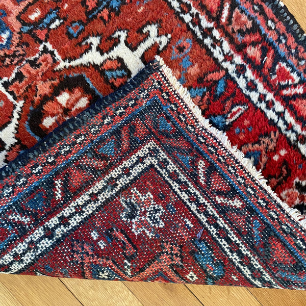 Vintage Rug, 2' 1 x 3' Red