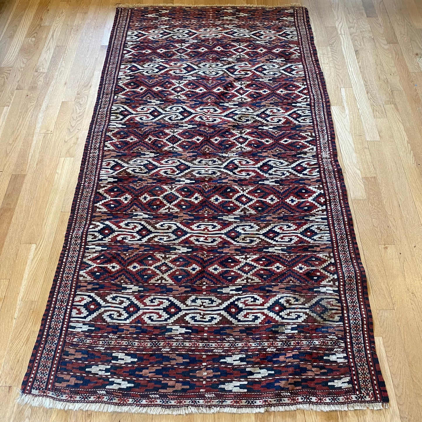 Vintage Rug, 3' 6 x 6' 9 Kilim