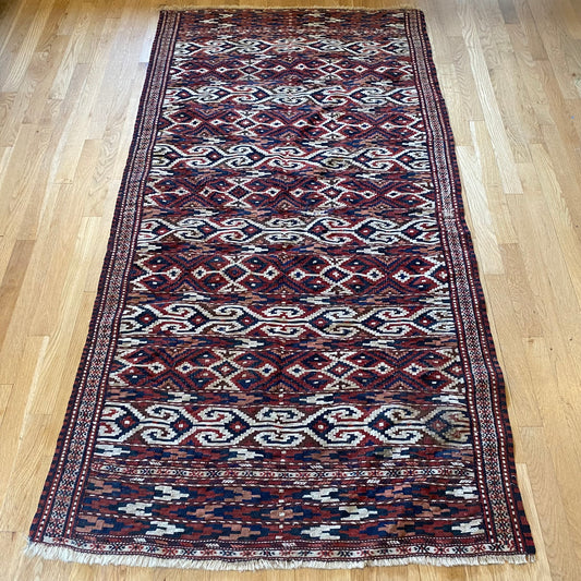 Vintage Rug, 3' 6 x 6' 9 Kilim