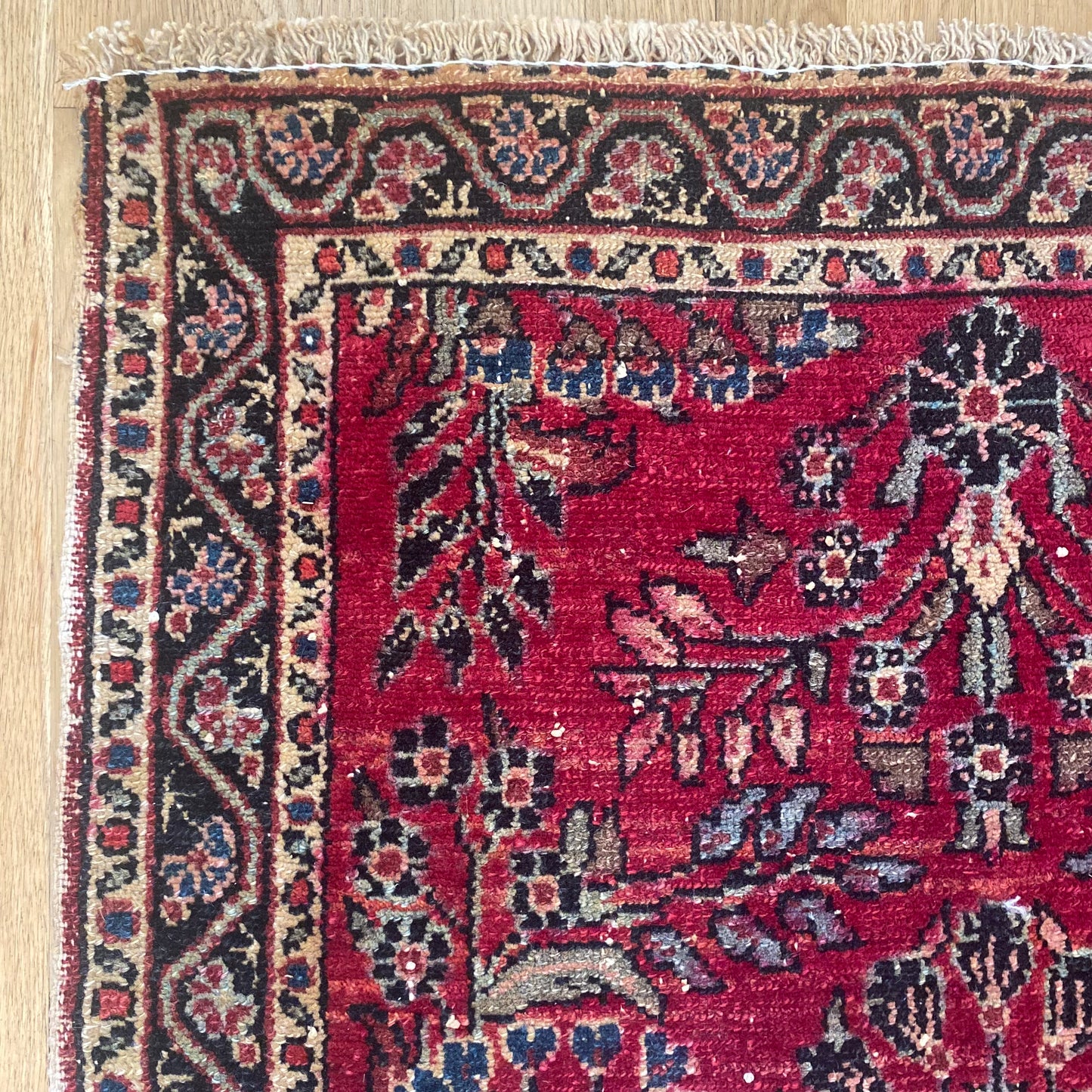 Vintage Rug, 2' 8 x 4' 2 Red