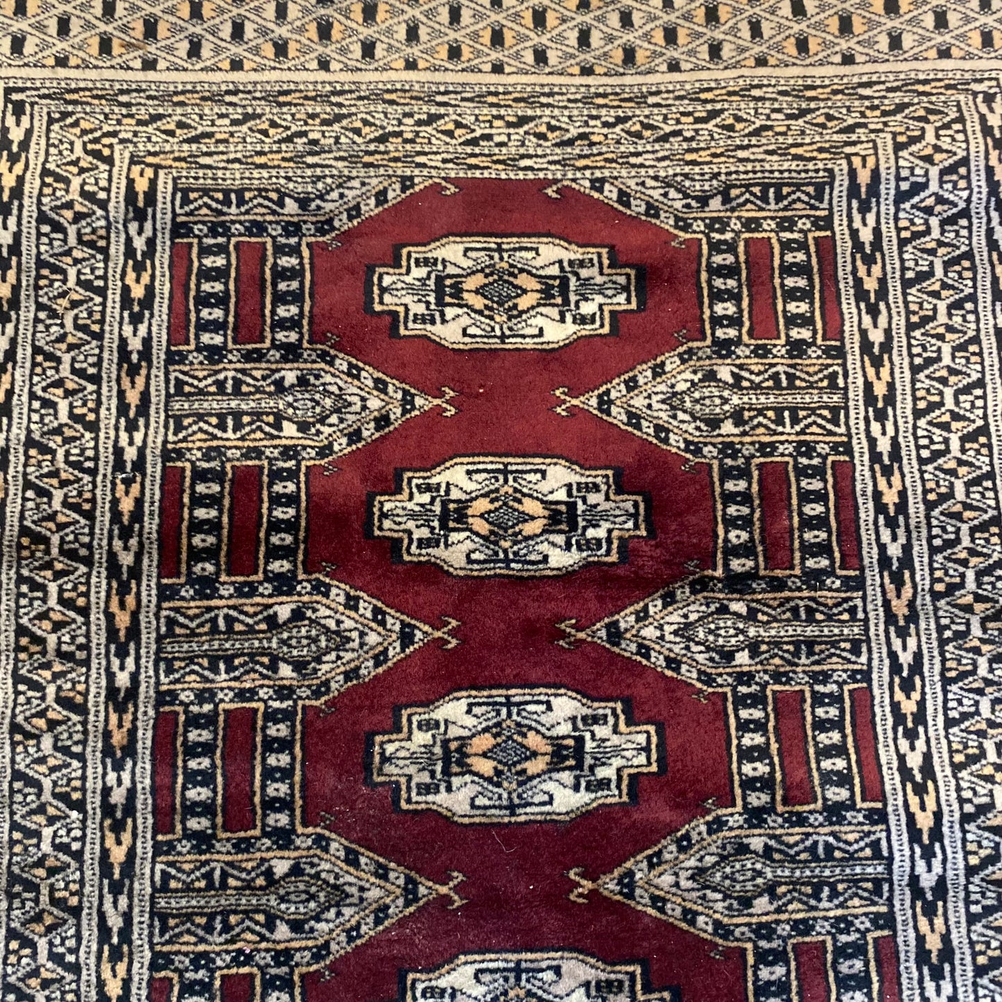 Vintage Rug, 2' 1 x 6' 6 Red